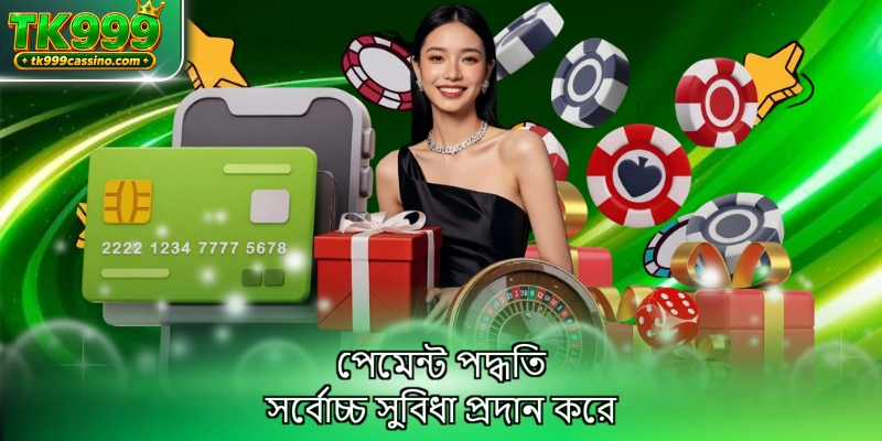 পেমেন্ট পদ্ধতি সর্বোচ্চ সুবিধা প্রদান করে