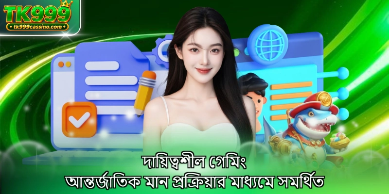 দায়িত্বশীল গেমিং আন্তর্জাতিক মান প্রক্রিয়ার মাধ্যমে সমর্থিত