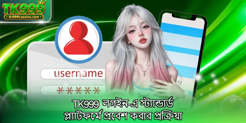 TK999 লগইন-এ স্ট্যান্ডার্ড প্ল্যাটফর্মে প্রবেশ করার প্রক্রিয়া