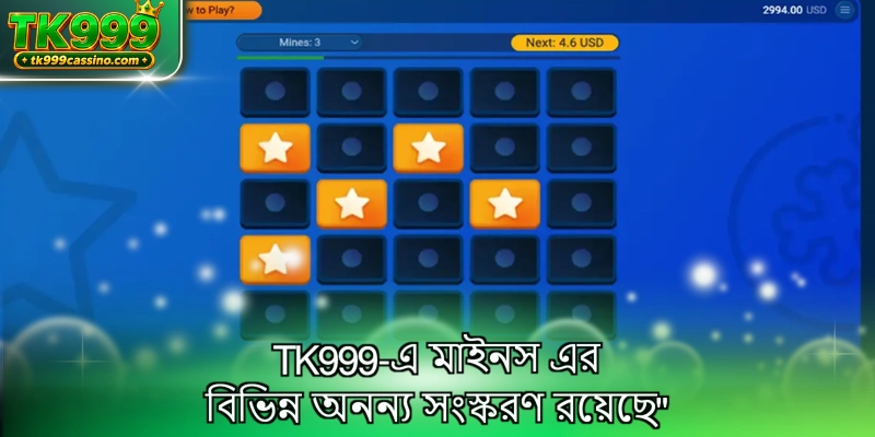 TK999-এ মাইনস এর বিভিন্ন অনন্য সংস্করণ রয়েছে